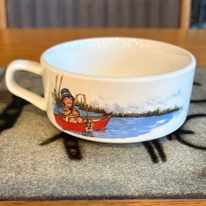 Charming Fishing Scene Mug